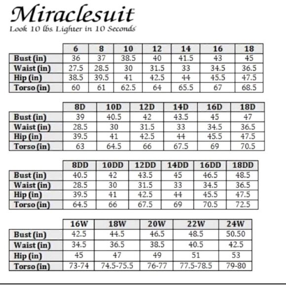 Miraclesuit Must Have Oceanus Surplice Swimsuit Black White - Picture 5 of 5